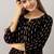  black  printed viscose rayon ethnic kurtis