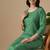 green  printed viscose rayon ethnic kurtis