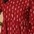maroon printed viscose rayon short kurti