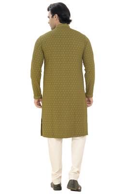 Arruga sylish rayon embroidery kurta pyjama 2