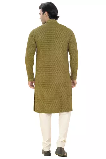 Arruga sylish rayon embroidery kurta pyjama