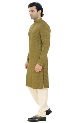 Arruga sylish rayon embroidery kurta pyjama 3