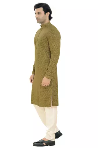 Arruga sylish rayon embroidery kurta pyjama