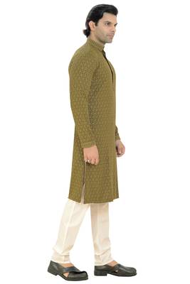 Arruga sylish rayon embroidery kurta pyjama 4