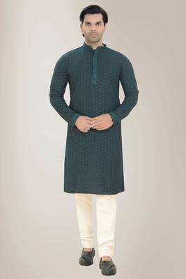 Arruga sylish rayon embroidery kurta pyjama 1