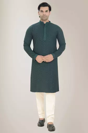 Arruga sylish rayon embroidery kurta pyjama
