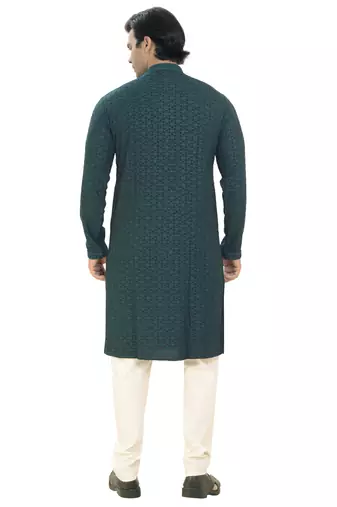 Arruga sylish rayon embroidery kurta pyjama