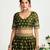 Mehendi Green Silk Embroidered Lehenga Choli