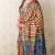 soft tussar silk blend striped traditional printed zari woven saree