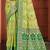 green cottan silk blend with meena woven work traditional saree