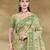 light green   cottan silk blend with meena woven work traditional saree