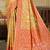 musturd cottan silk blend with meena woven work traditional saree