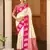 beige silk blend woven work traditional saree
