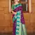 wine   silk blend woven work traditional saree