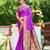 purple silk blend woven work traditional saree