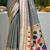 cobalt_blue silk blend woven work traditional saree