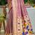 light_purple silk blend woven work traditional saree