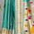turquoise silk blend woven work traditional saree