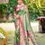 dark green silk blend woven work traditional saree
