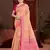 peach cottan silk blend with meena woven work traditional saree