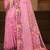 light pink cottan silk blend with meena woven work traditional saree