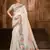 off-white cottan silk blend with meena woven work traditional saree