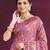 light pink cottan silk blend with meena woven work traditional saree