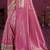 light pink cottan silk blend with meena woven work traditional saree