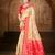 cream silk blend woven work traditional saree
