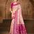 light_pink silk blend woven work traditional saree