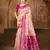 light_pink silk blend woven work traditional saree