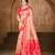 light_peach silk blend woven work traditional saree