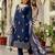 Women's Beautiful Viscose Chanderi Fabric Thread Work Straight Kurta Pant and Dupatta Set