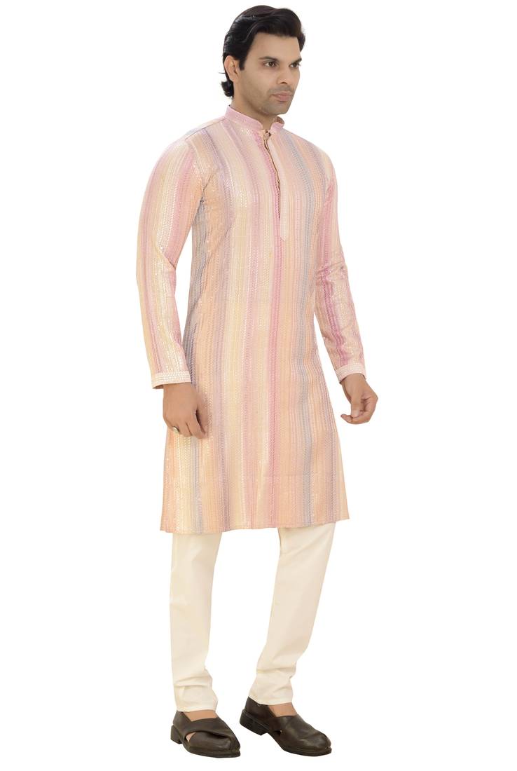 Arruga stylish shaded rayon kurta pyjama set