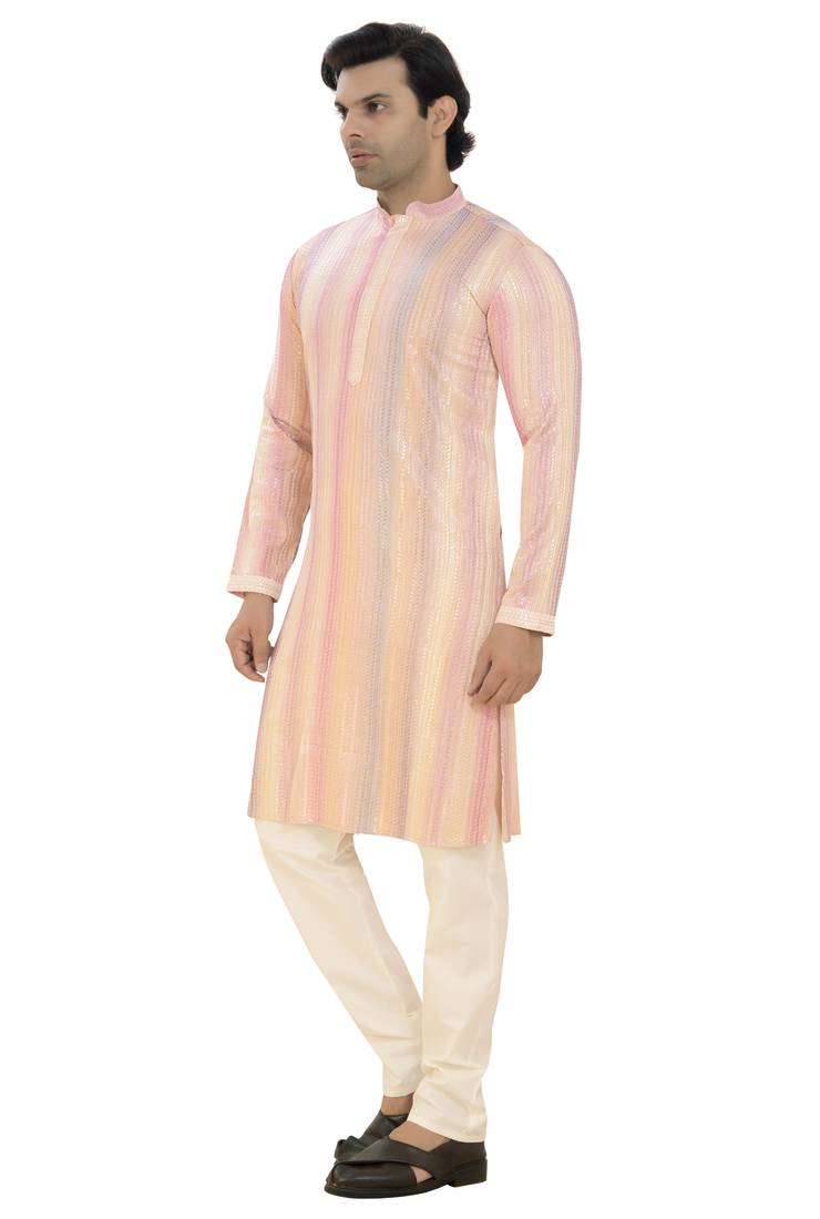 Arruga stylish shaded rayon kurta pyjama set