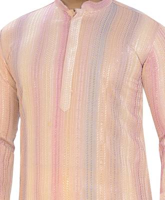 Arruga stylish shaded rayon kurta pyjama set 5