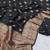 black color premium pashmina silk blend saree