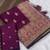 Wine Color Premium Pashmina Silk Saree