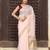 Ligth pink plan cotton saree casual wear saree with blouse