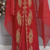  Red Designer Stitched Kaftan with Heavy Handwork Golden Hand Embroidery & Matching Belt