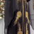 Royal Black Designer Stitched Kaftan with Heavy Handwork Golden Hand Embroidery & Belt