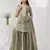 Light green crush georgette Embroidered Salwar suit