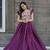 Maslin Embroidered Readymade Gown     Wine | 56" Length | Festive & Occasion Wear