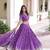 Lavender Vichitra Silk With Heavy Sequins & Thread Embroidered work Wedding Lehenga Choli