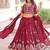 Maroon Vichitra Silk With Heavy Sequins & Thread Embroidered work Wedding Lehenga Choli