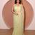 Green chiffon saree