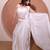 White net saree