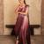 Pink Ombre satin saree