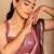 Pink Ombre satin saree