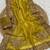 golden color embroidered glass tissue fabric saree